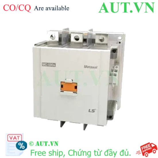 Ảnh của Công tắc tơ 3 pha LS MC-500a 48VAC 500A 265kW 2NO+2NC