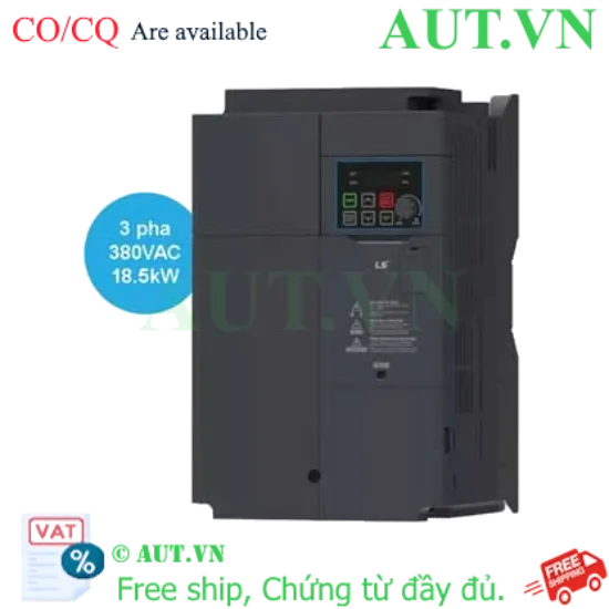 Ảnh của Biến tần LS LSLV0185G100-4EONN 18.5kW 3 Pha 380V | Điều Khiển SVC, Tải Nặng HD, Tiết Kiệm Điện - AUT VN