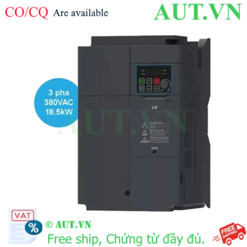 Ảnh của Biến tần LS LSLV0185G100-4EONN 18.5kW | Điều khiển SVC, Tải nặng HD, 3 Pha 380V - AUT VN