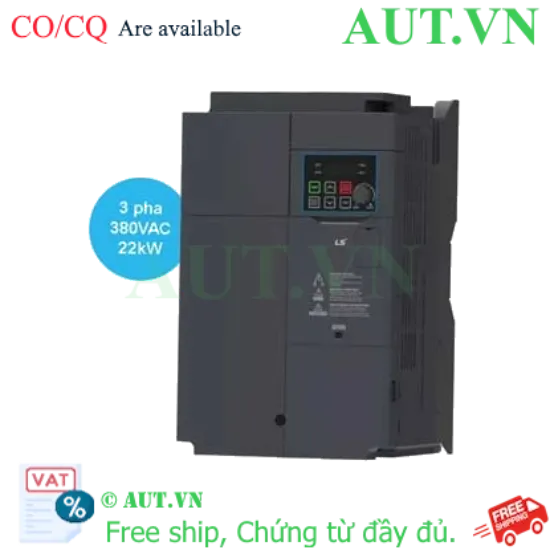 Ảnh của Biến tần LS LSLV0220G100-4EONN 22kW 3 Pha 380V - Điều khiển SVC, RS485, Tải Nặng Bền Bỉ