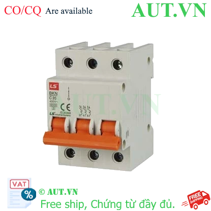 Ảnh của Aptomat BKN 3P C6A LS - 3P - 6A - 6kA - 400VAC