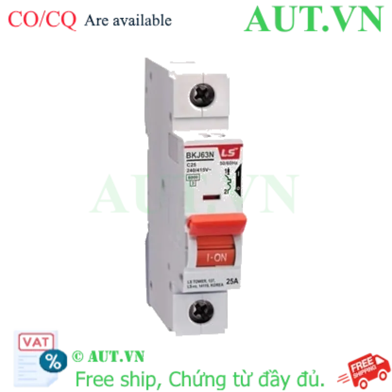 Ảnh của Aptomat cài LS BKJ63N 1P C25A 6kA