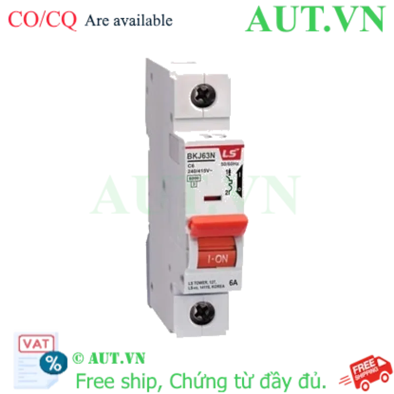 Ảnh của Aptomat cài LS BKJ63N 1P C6A 6kA
