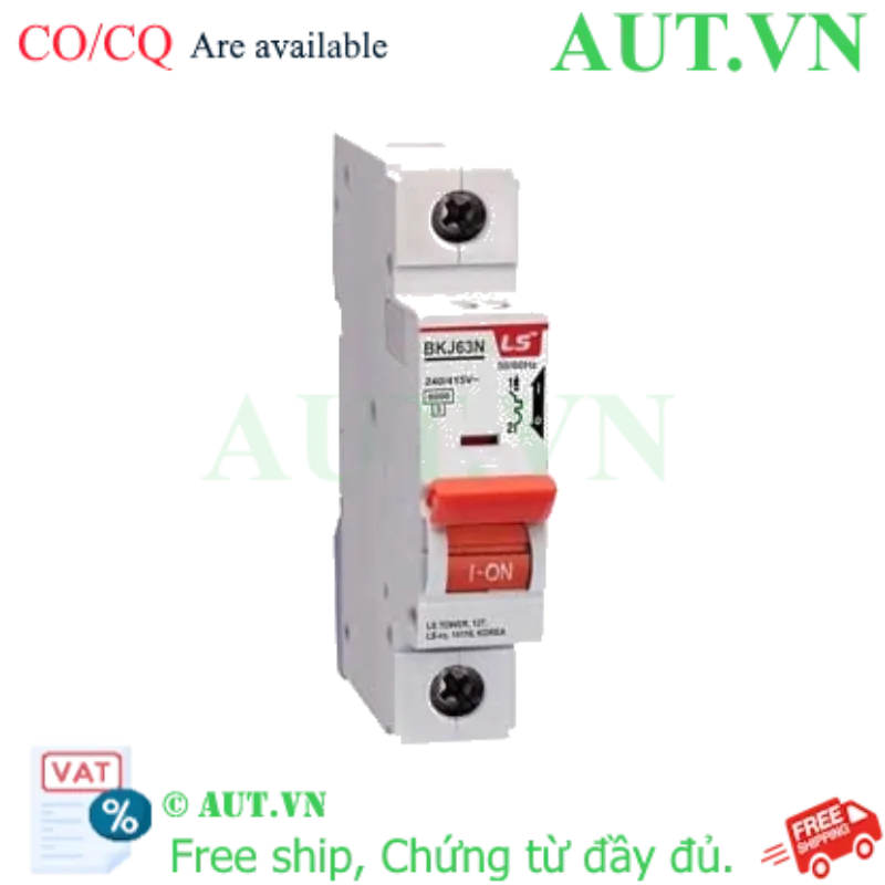 Ảnh của Aptomat cài LS BKJ63N 1P D63A 6kA