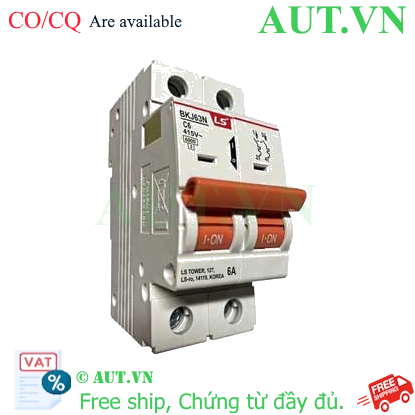 Ảnh của Aptomat cài LS BKJ63N 2P C6A 6kA