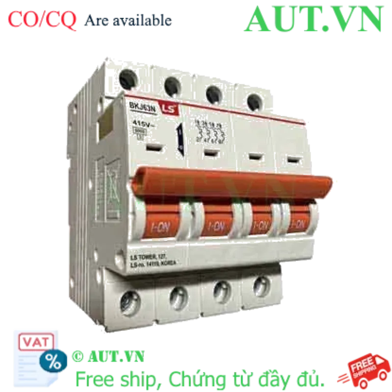 Ảnh của Aptomat cài LS BKJ63N 4P D25A 6kA