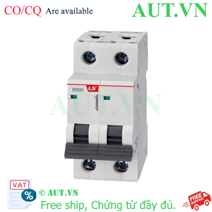 Ảnh của Aptomat cài MCB LS BK63H 2P 1A 