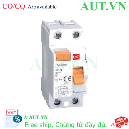 Ảnh của Aptomat chống giật (RCCB) LS RKN 1P+N 25A 100mA .
