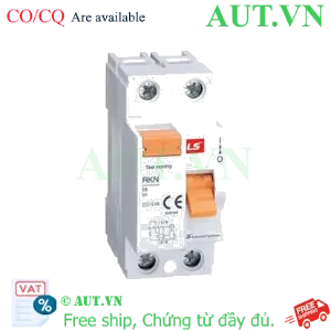 Ảnh của Aptomat chống giật (RCCB) LS RKN 1P+N 25A 300mA .
