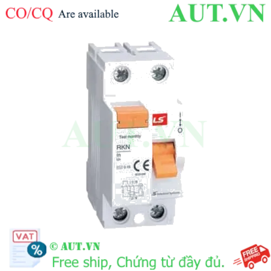 Ảnh của Aptomat chống giật (RCCB) LS RKN 1P+N 40A 300mA .