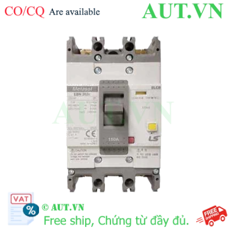 Ảnh của Aptomat chống giật 2 cực LS EBN202c 150A 100mA .