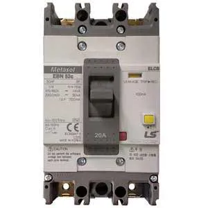 Ảnh của Aptomat chống giật 2 cực LS EBN52c 20A 100mA .