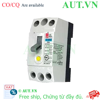 Ảnh của Aptomat chống giật 2 pha (RCCB) LS 32GRhd 20A 15mA .