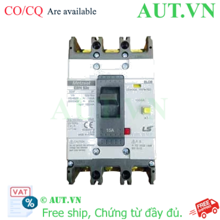 Ảnh của Aptomat chống giật 3 pha LS EBN53c 15A 100mA .