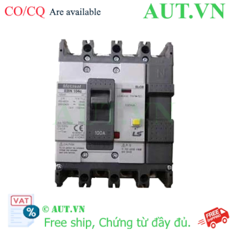 Ảnh của Aptomat chống giật 4 cực LS EBN104c 100A 100mA .
