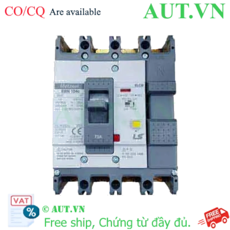 Ảnh của Aptomat chống giật 4 cực LS EBN104c 75A 100/300/500mA .