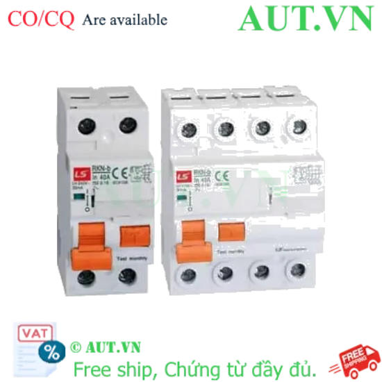 Ảnh của Aptomat chống giật LS RKN-b 1P+N 63A 100mA 