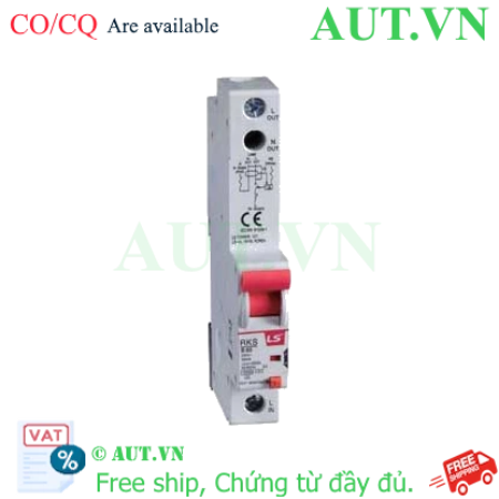 Ảnh của Aptomat chống giật, quá tải (RCBO) LS RKS 1P+N B6A 30mA 10kA
