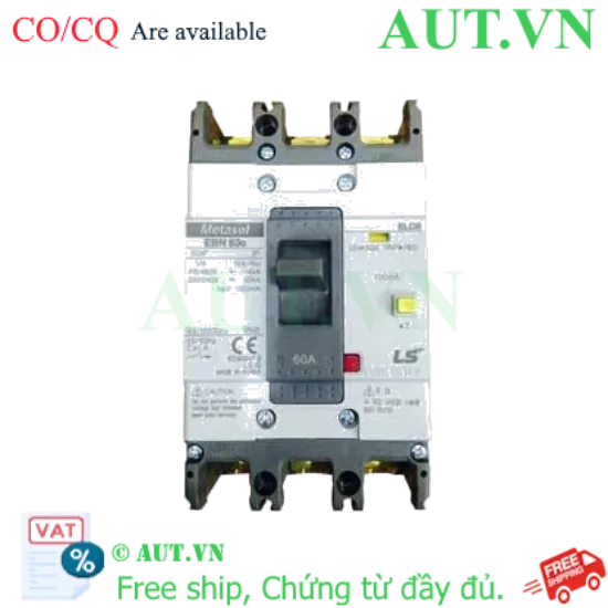 Ảnh của Aptomat chống rò chống giật EBN63c 60A 100mA LS
