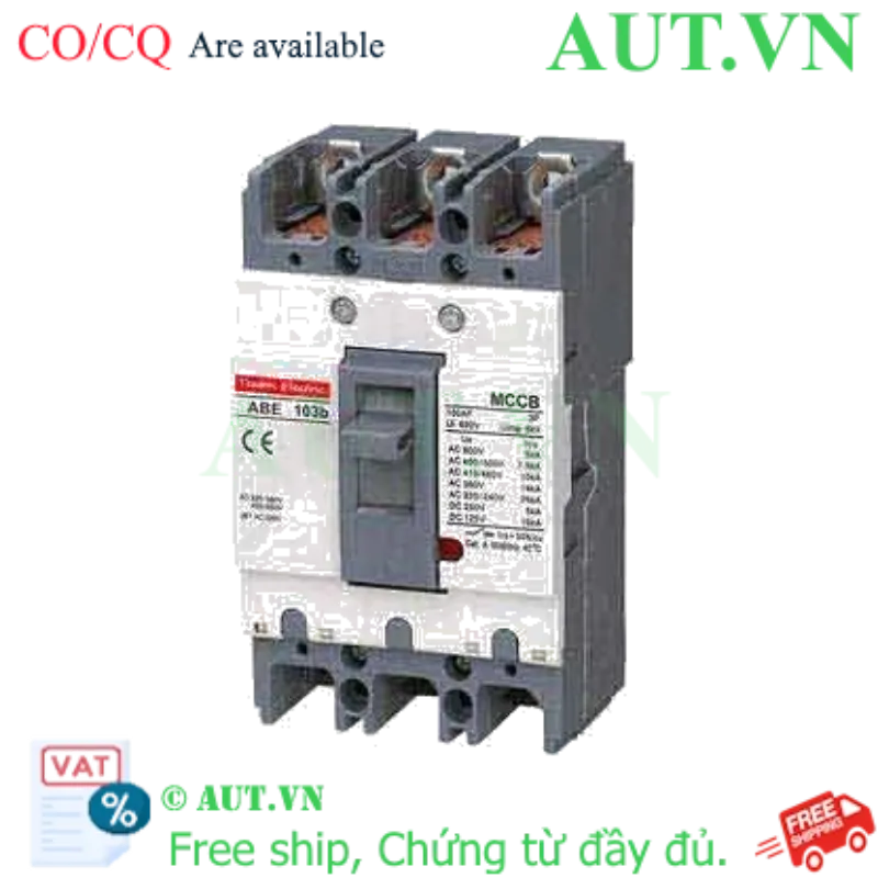 Ảnh của Aptomat khối (MCCB) LS ABE103b-100A 3P 10kA