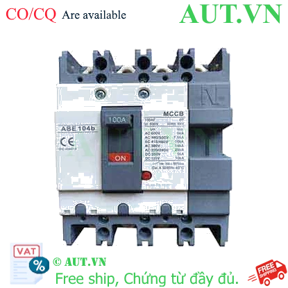 Ảnh của Aptomat khối (MCCB) LS ABE104b-100A 4P 10kA
