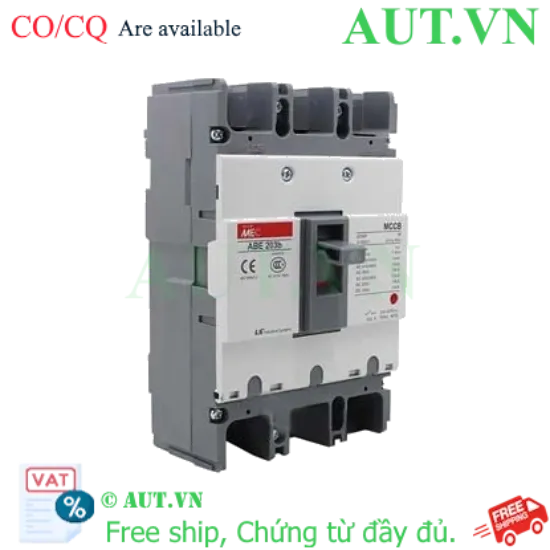Ảnh của Aptomat khối (MCCB) LS ABE203b-125A 3P 18kA