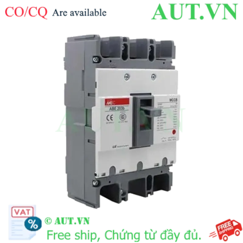Ảnh của Aptomat khối (MCCB) LS ABE203b-175A 3P 18kA