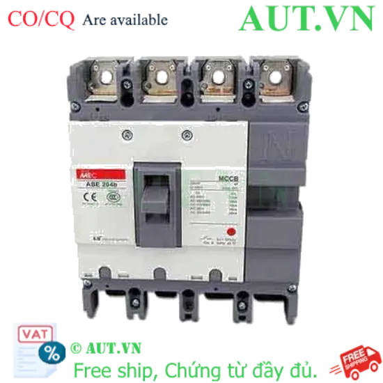 Ảnh của Aptomat khối (MCCB) LS ABE204b-225A 4P 18kA