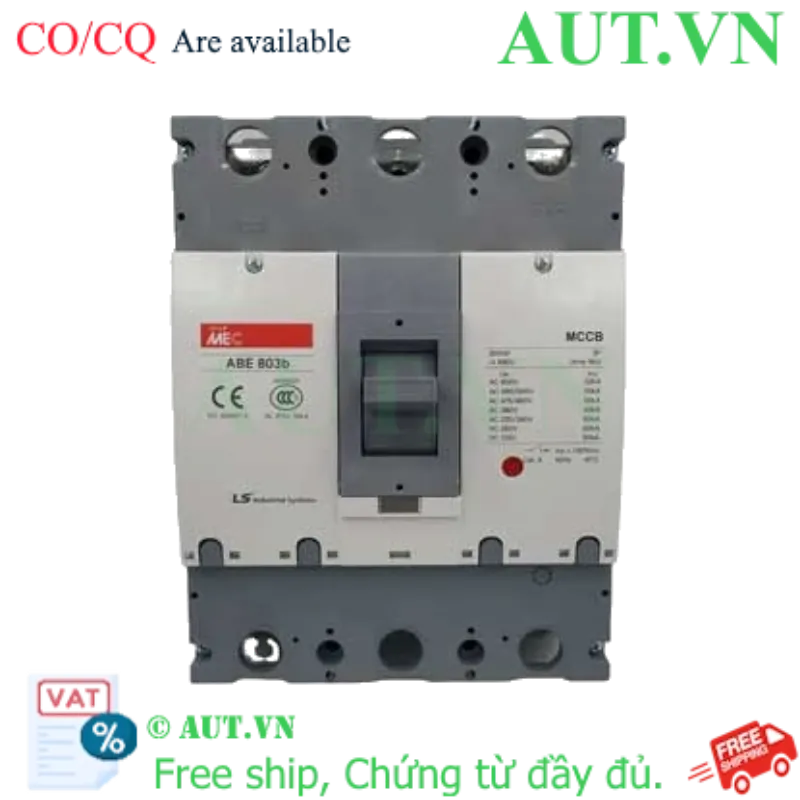 Ảnh của Aptomat khối (MCCB) LS ABE803b-800A 3P 35kA
