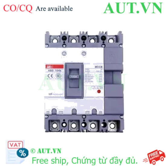 Ảnh của Aptomat khối (MCCB) LS ABS104b 15A 4P 42kA