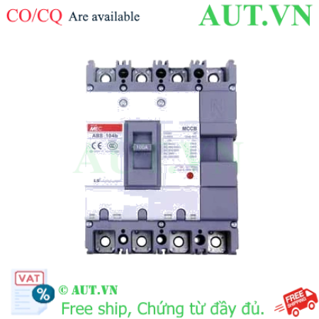 Ảnh của Aptomat khối (MCCB) LS ABS104b 40A 4P 42kA