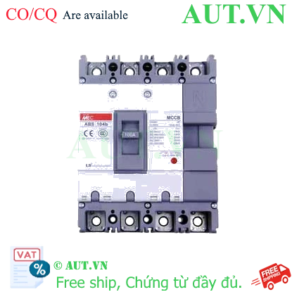 Ảnh của Aptomat khối (MCCB) LS ABS104b 60A 4P 42kA