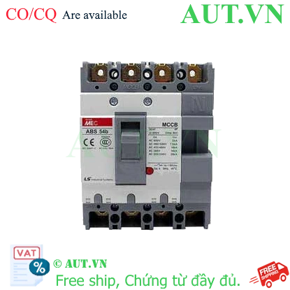 Ảnh của Aptomat khối (MCCB) LS ABS54b 50A 4P 22kA