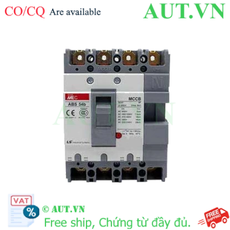 Ảnh của Aptomat khối (MCCB) LS ABS54b 60A 4P 22kA