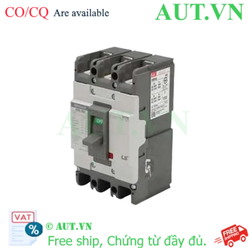 Ảnh của Aptomat khối (MCCB) LS ABS63c 20A 3P 22kA