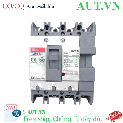 Ảnh của Aptomat khối (MCCB) LS ABS64b 60A 4P 22kA