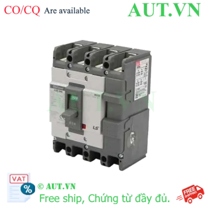 Ảnh của Aptomat khối (MCCB) LS ABS64c 40A 4P 22kA