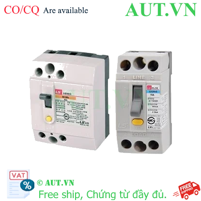 Ảnh của Aptomat khối chống giật 2 cực LS 32GRhN 15A 30mA .
