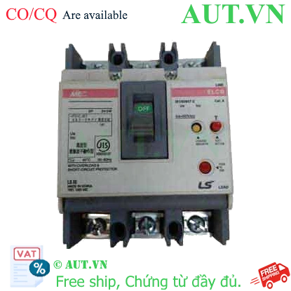 Ảnh của Aptomat khối chống giật 3 pha (ELCB) LS EBS33Fb 15A 15mA 2.5kA
