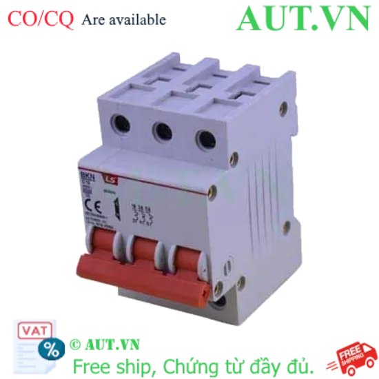 Ảnh của Aptomat MCB BKN 3P 10A LS - 400VAC - 50/60Hz - 6kA