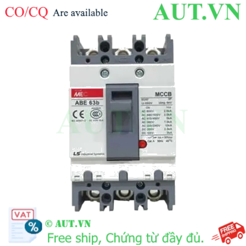 Ảnh của Át khối ABE63b-60A LS - 3P - 5kA - CHất lượng cao
