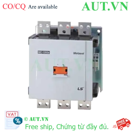 Ảnh của Công tắc tơ 3 pha LS MC-1260a 220VAC 1260A 2NO+2NC