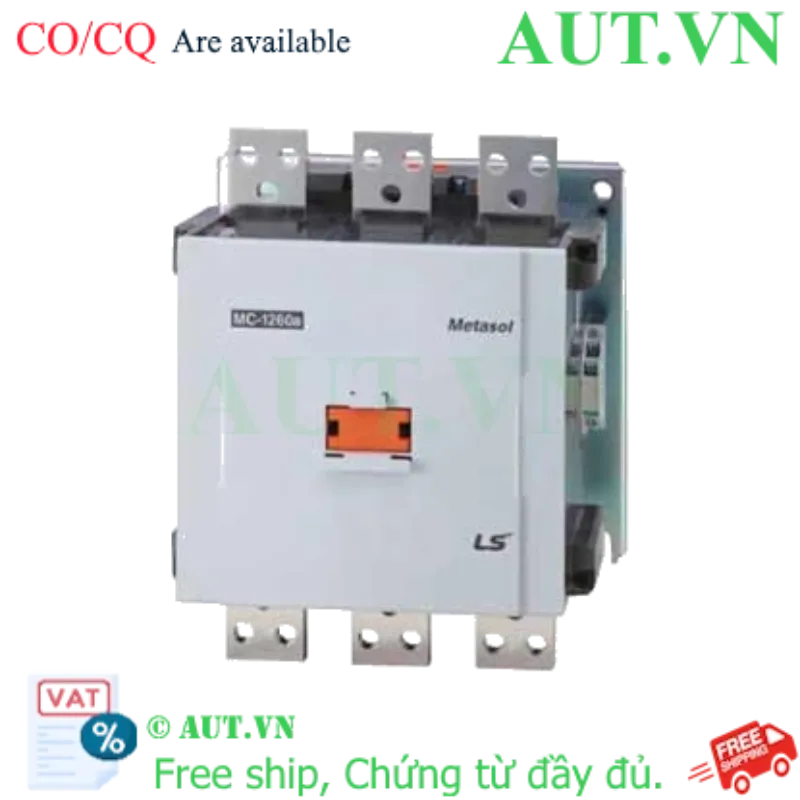 Ảnh của Công tắc tơ 3 pha LS MC-1260a 220VAC 1260A 2NO+2NC