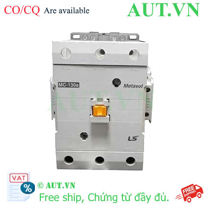 Ảnh của Công tắc tơ 3 pha LS MC-130a 220VDC 130A 60kW 1NO+1NC