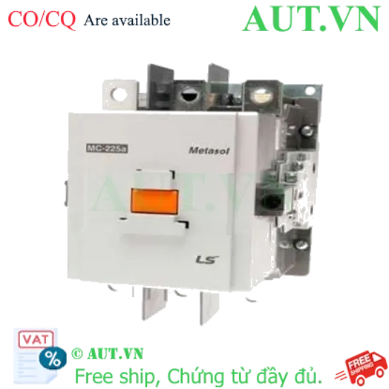 Ảnh của Công tắc tơ 3 pha LS MC-225a 110VDC 225A 132kW 1NO+1NC
