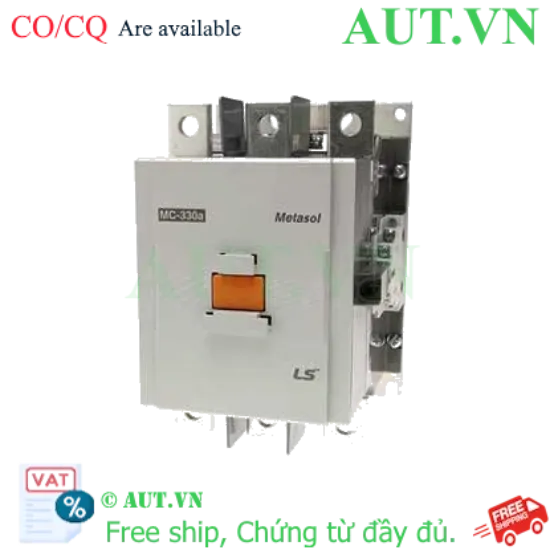 Ảnh của Công tắc tơ 3 pha LS MC-330a 125VDC 330A 160kW 1NO+1NC