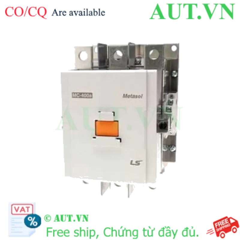 Ảnh của Công tắc tơ 3 pha LS MC-400a 110VDC 400A 200kW 1NO+1NC