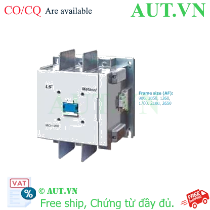 Ảnh của Công tắc tơ 3 pha LS Mci-1700 100-240VAC 1700A 2NO+2NC