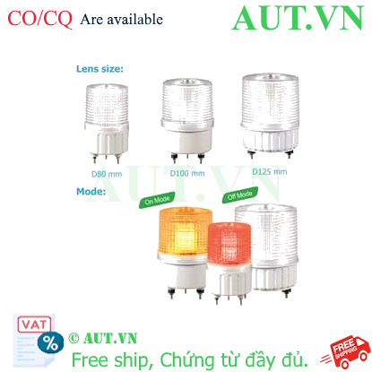 Ảnh của Đèn tín hiệu cảnh báo Qlight SMCL80-2-12-RA