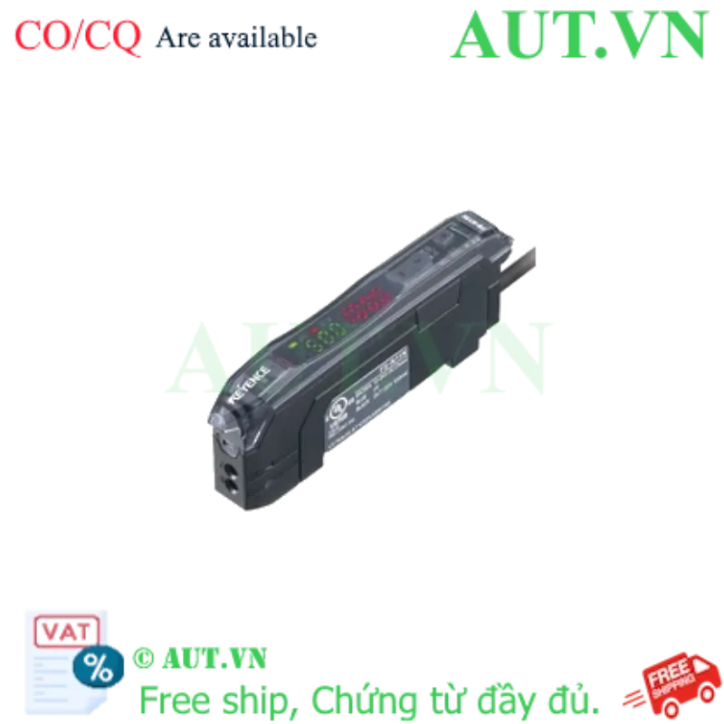 Ảnh của Bộ Khuếch Đại Sợi Quang Keyence FS-N18N - Ngõ Ra NPN, Cáp Sẵn 2m, Phản Hồi Siêu Nhanh